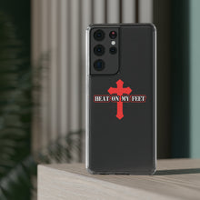 Load image into Gallery viewer, HEAT ON MY FEET CLEAR PHONE CASE(S)
