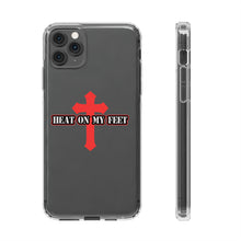 Load image into Gallery viewer, HEAT ON MY FEET CLEAR PHONE CASE(S)

